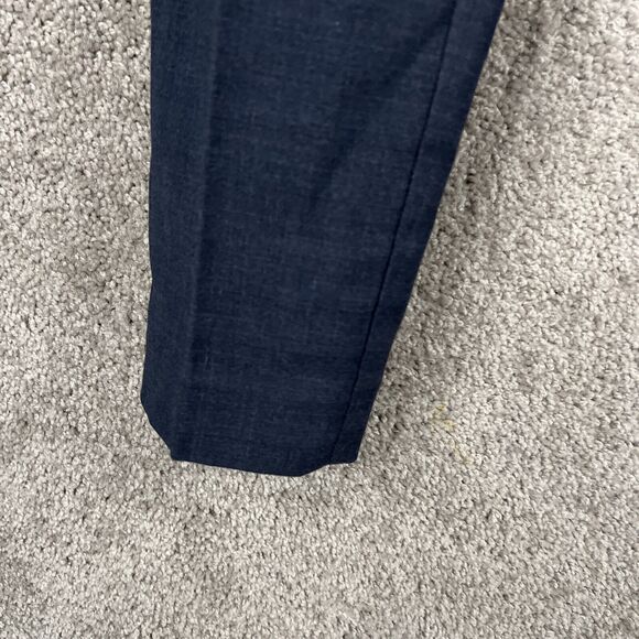 Tahari Dress Pants Womens 4 Blue Flat Front Pockets Business - Picture 3 of 13